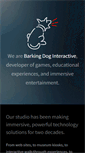 Mobile Screenshot of barkingdoginteractive.com